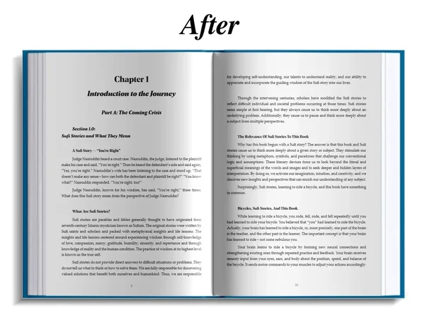 Book Interior Design Sample 4